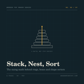Stack, Nest, Sort: The Sizing Math